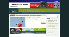 Desktop Screenshot of golfinfo.cz