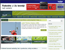 Tablet Screenshot of golfinfo.cz